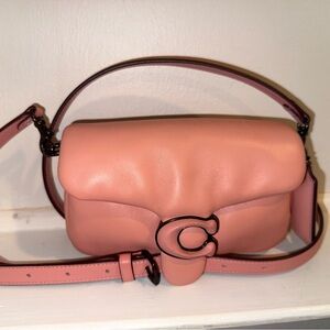 Coach Pillow Tabby 18 Women's Shoulder Bag Pink